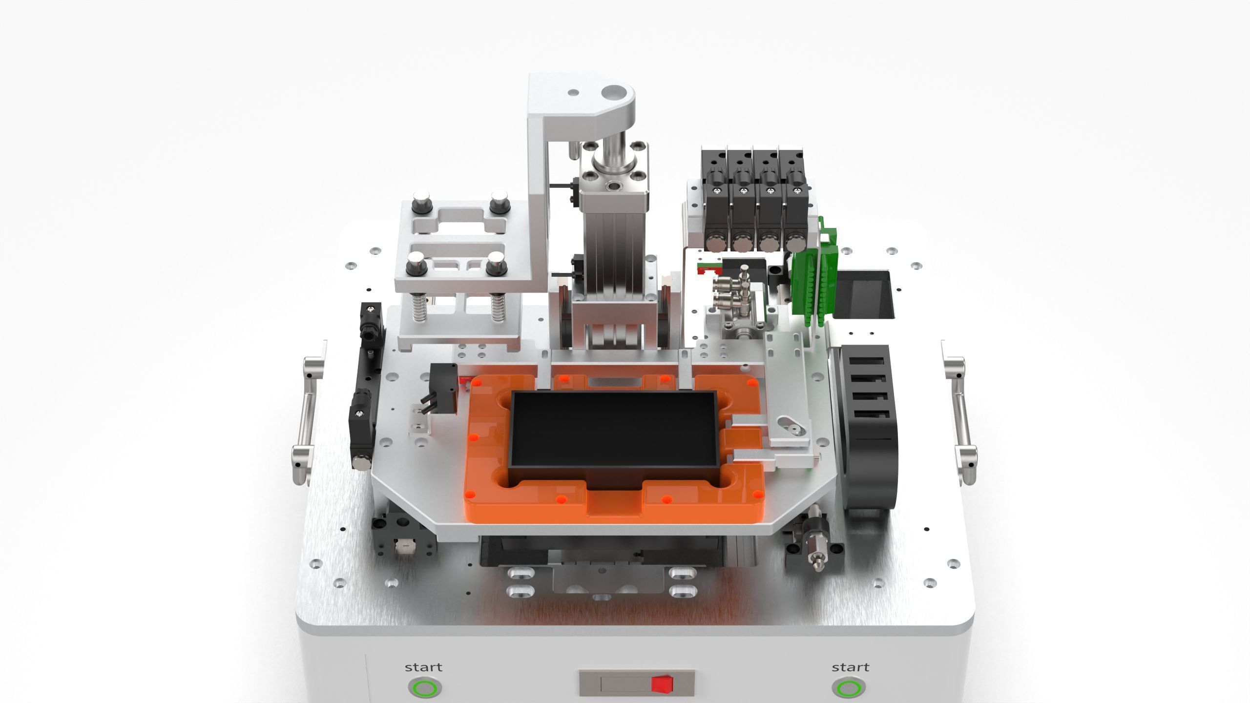 Semi Automatic Labeling Machine 3D model_13