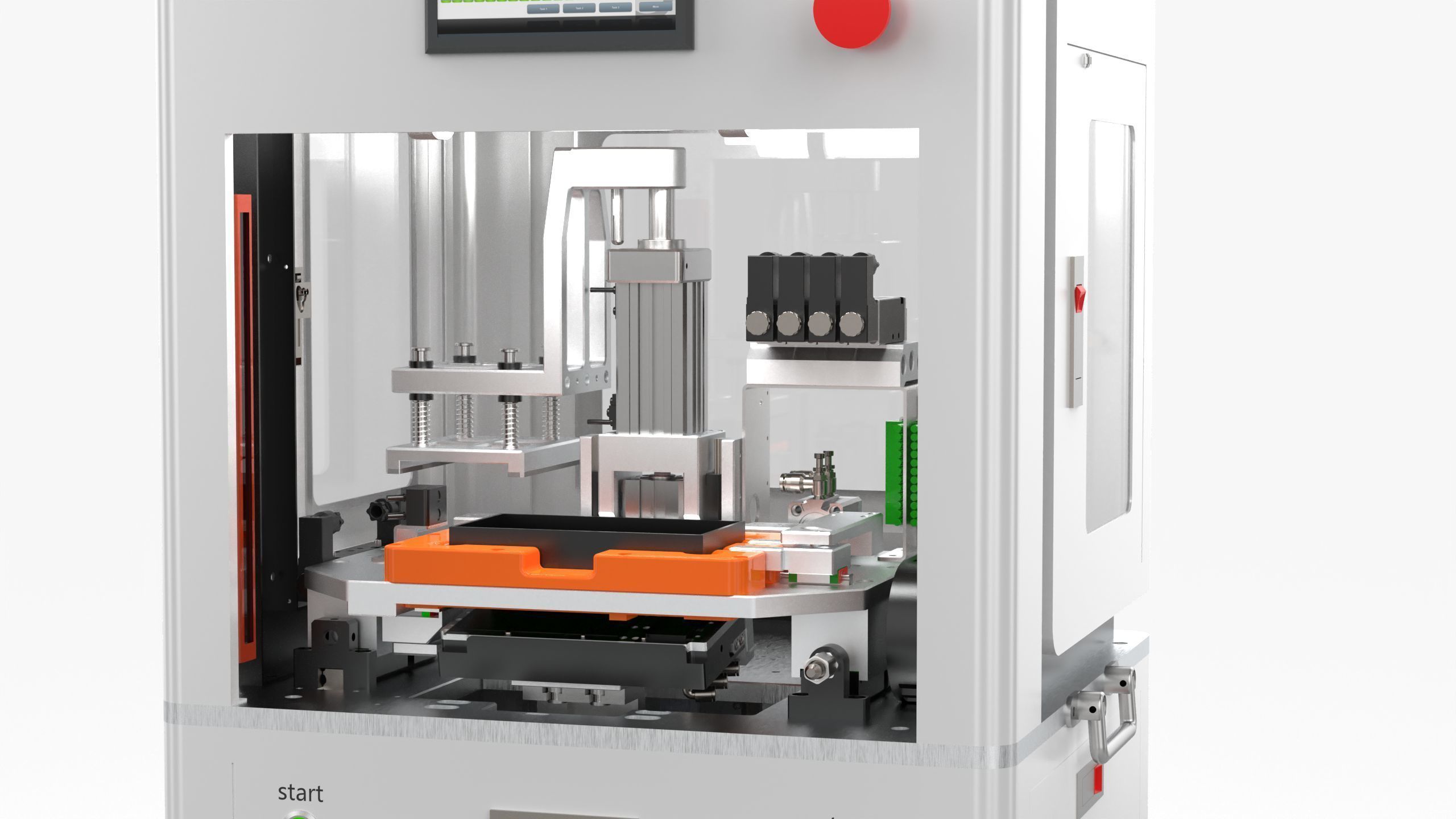 Semi Automatic Labeling Machine 3D model_10