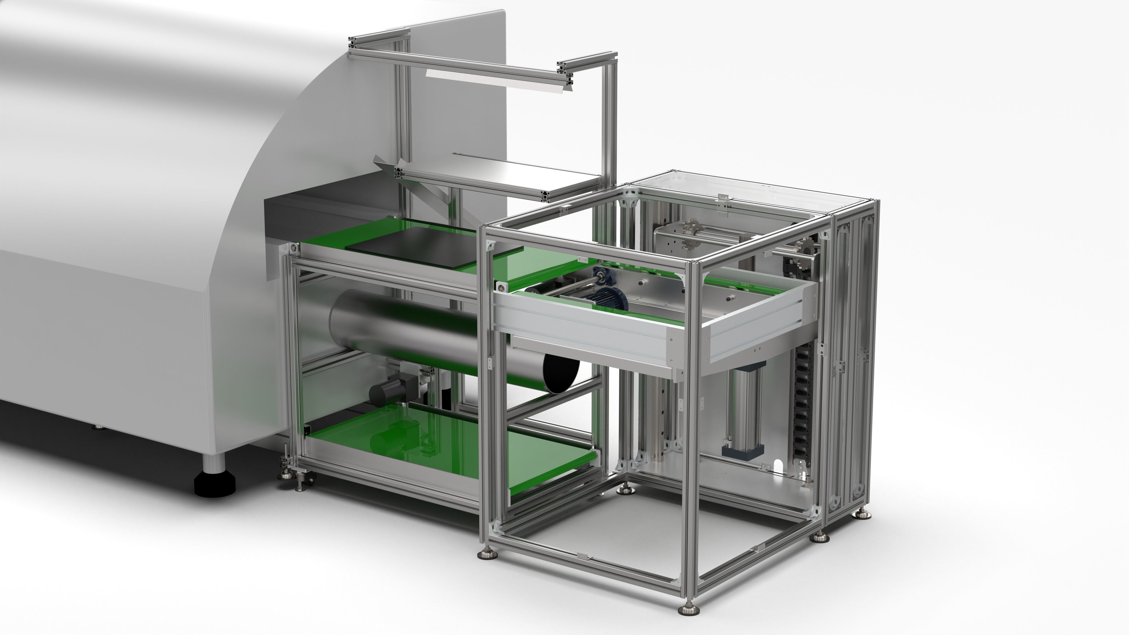 Line Up Soldering Selective Soldering Production Line 3D model | CGTrader