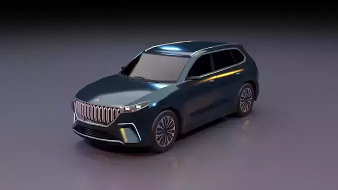 SUV TOGG Low-poly 3D model