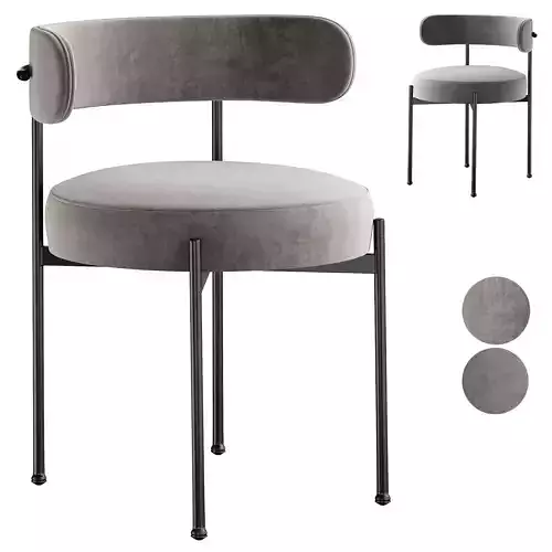 Inesse Boucle Ivory Dining Chair