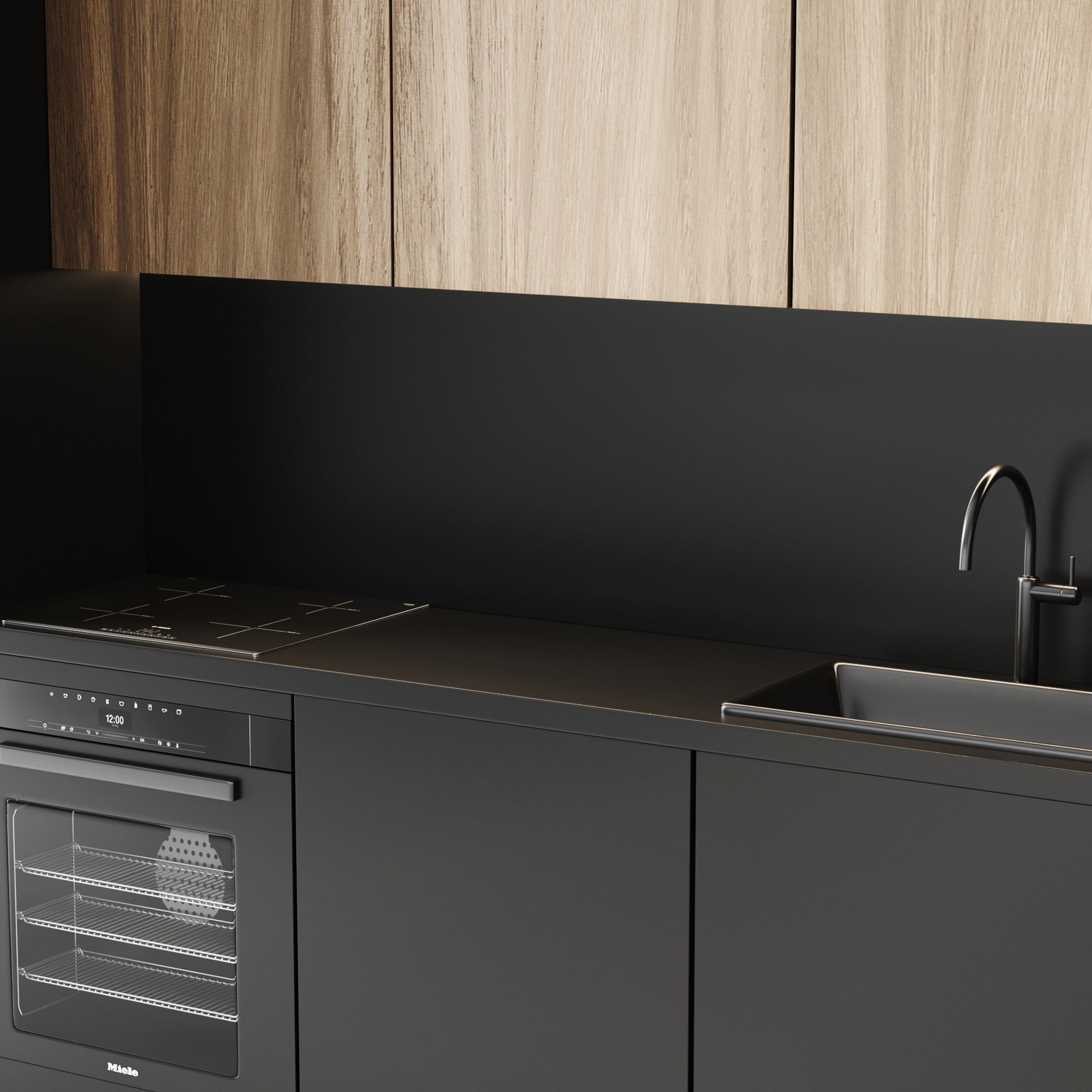  Modern Kitchen 003 3D model_1