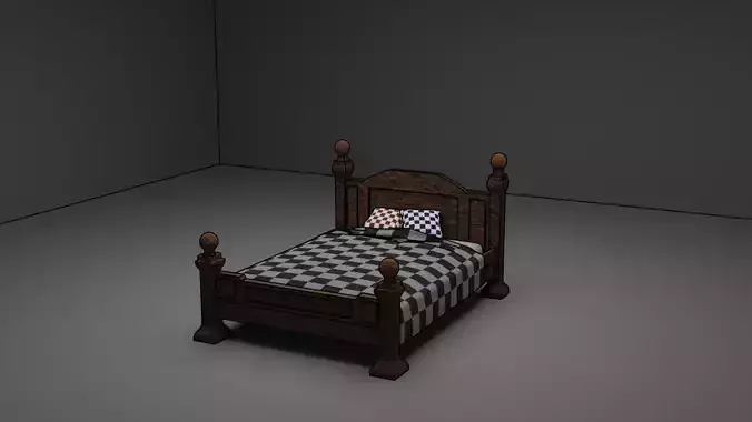 Bedroom Visualization Bed
