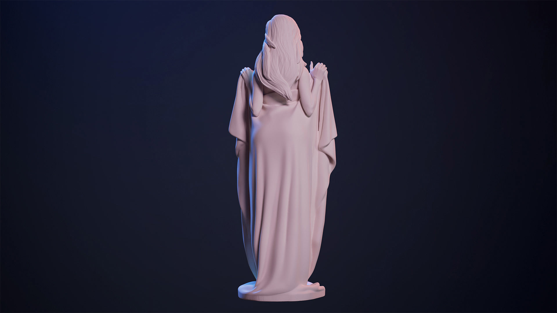 3D Print model - Cute girl in a towel d 3D print model_8