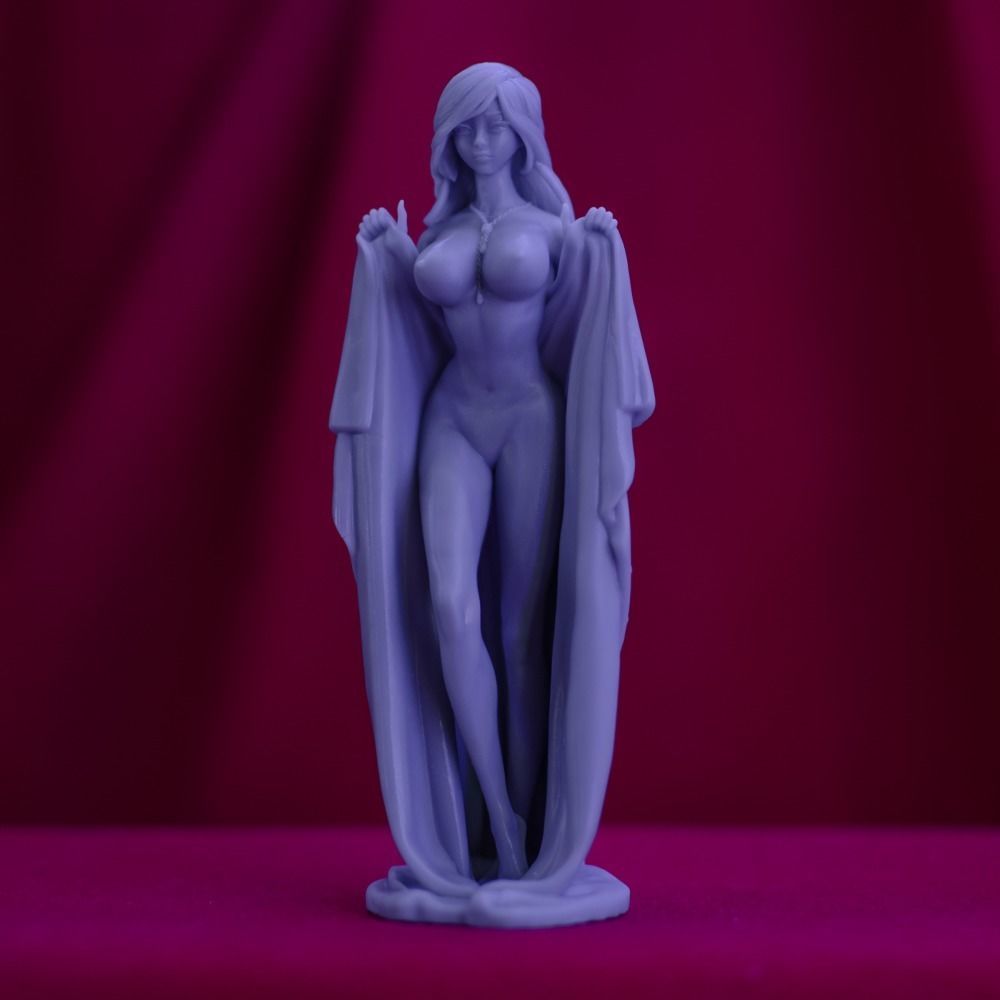3D Print model - Cute girl in a towel d 3D print model_2
