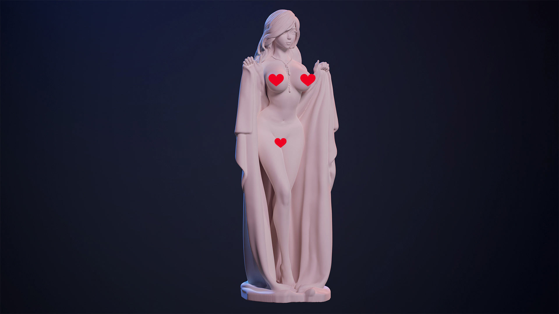 3D Print model - Cute girl in a towel d 3D print model_12