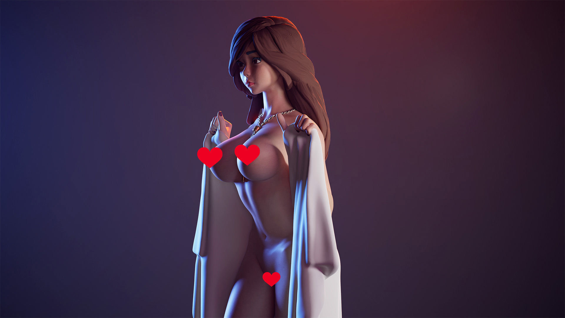 3D Print model - Cute girl in a towel d 3D print model_13