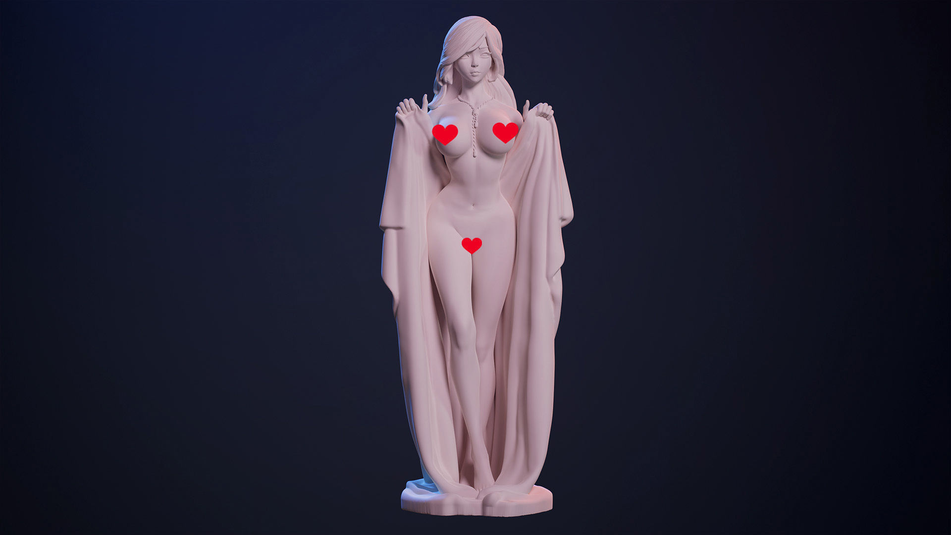 3D Print model - Cute girl in a towel d 3D print model_5