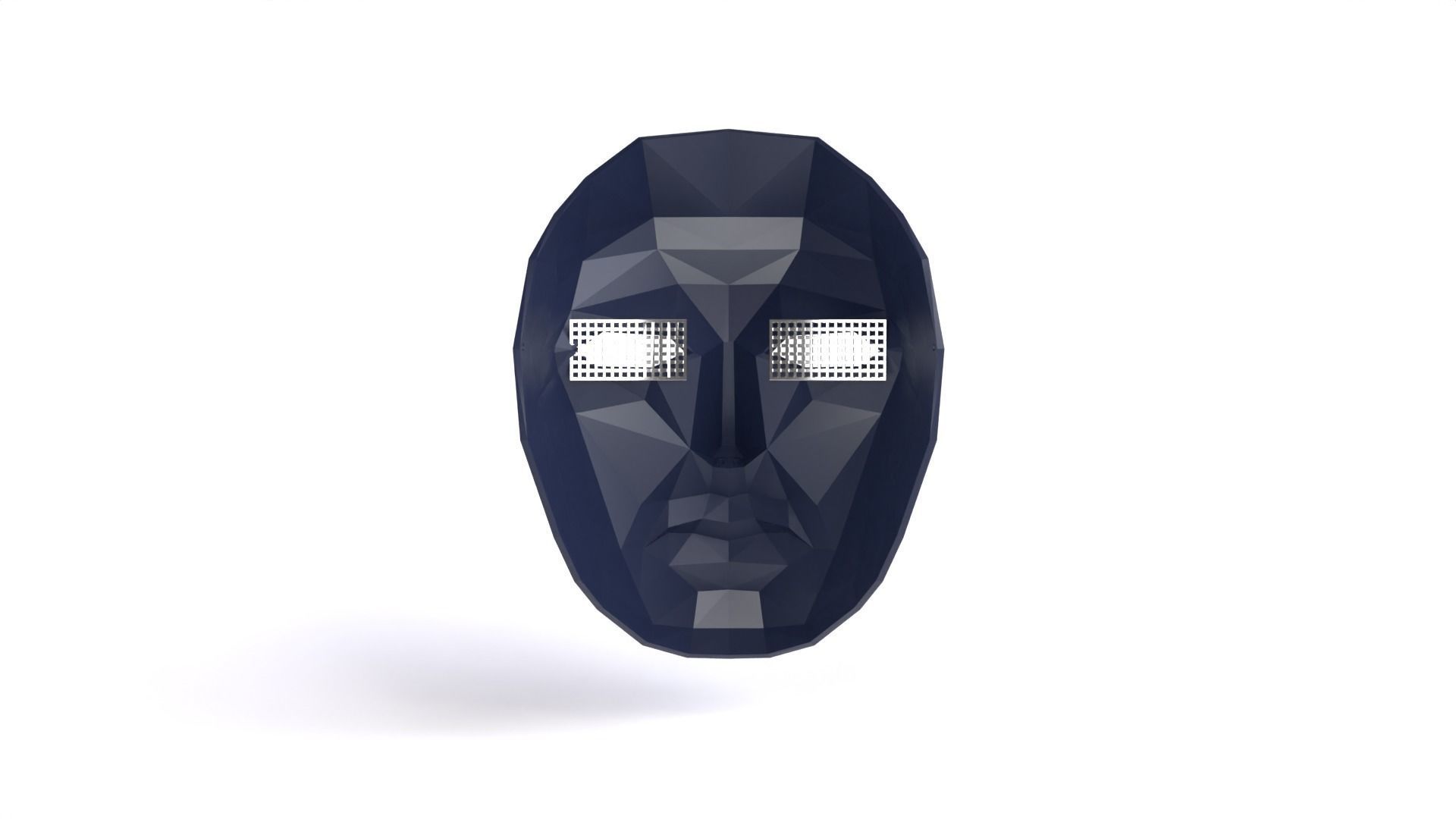 Squid game mask stl for 3d print 3D print model_11
