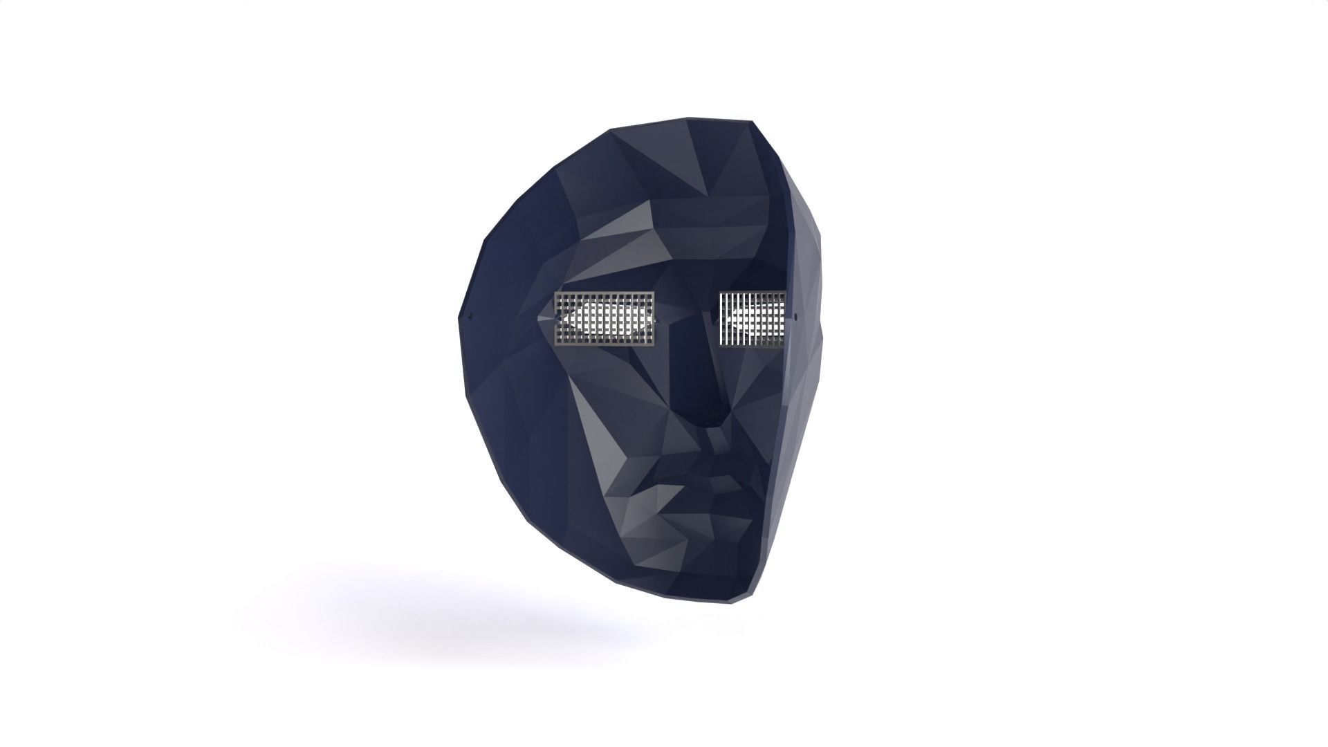 Squid game mask stl for 3d print 3D print model_9
