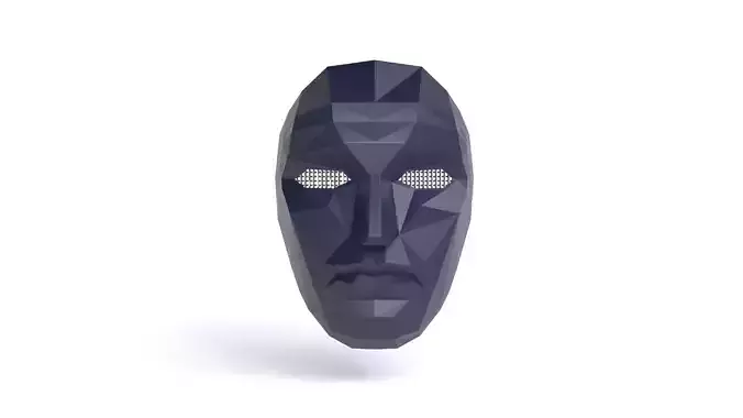 Squid game mask stl for 3d print 3D print model