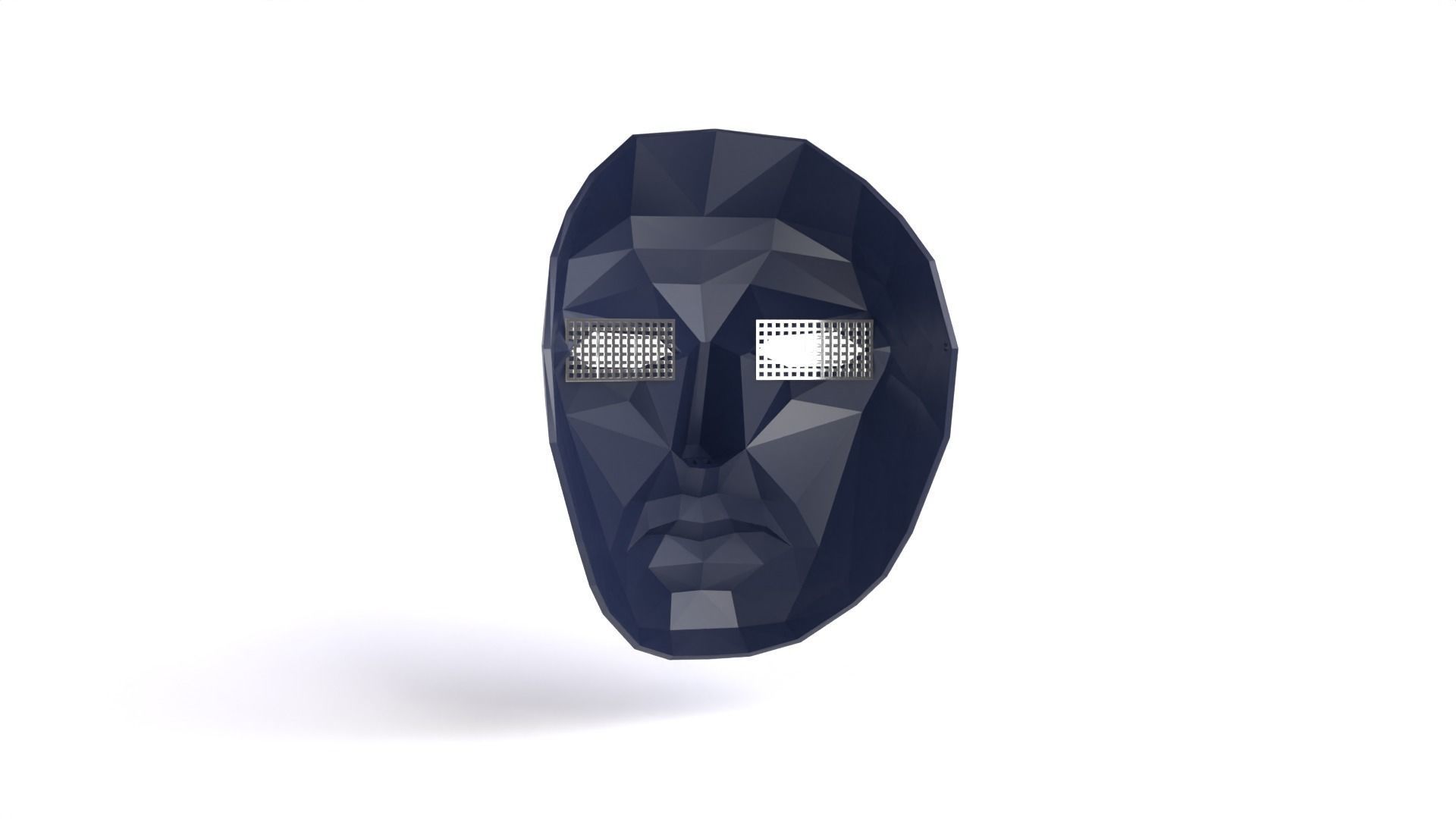 Squid game mask stl for 3d print 3D print model_12
