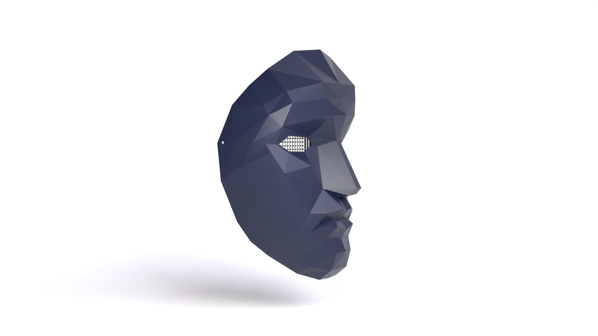 Squid game mask stl for 3d print 3D print model_3