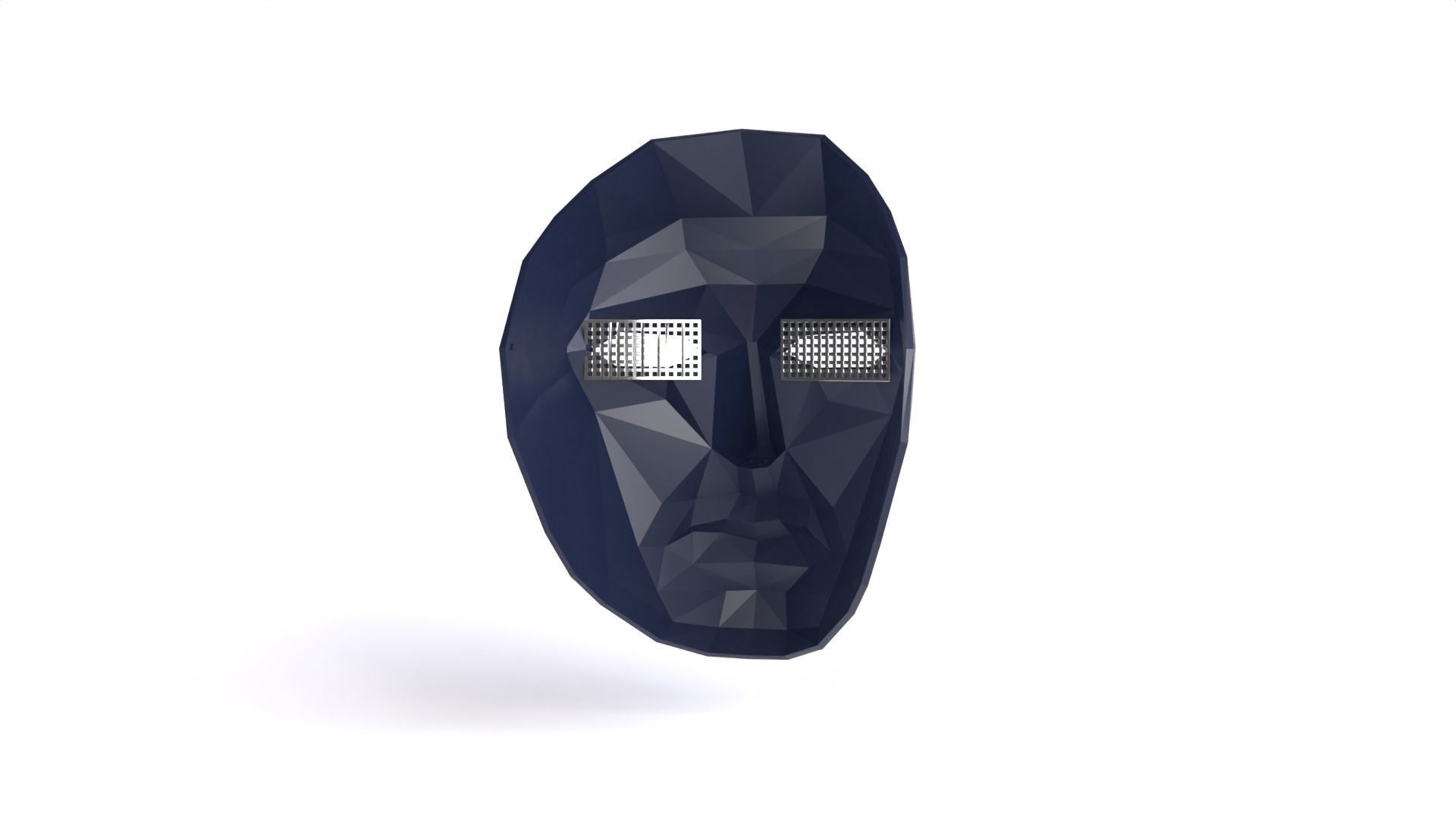 Squid game mask stl for 3d print 3D print model_10