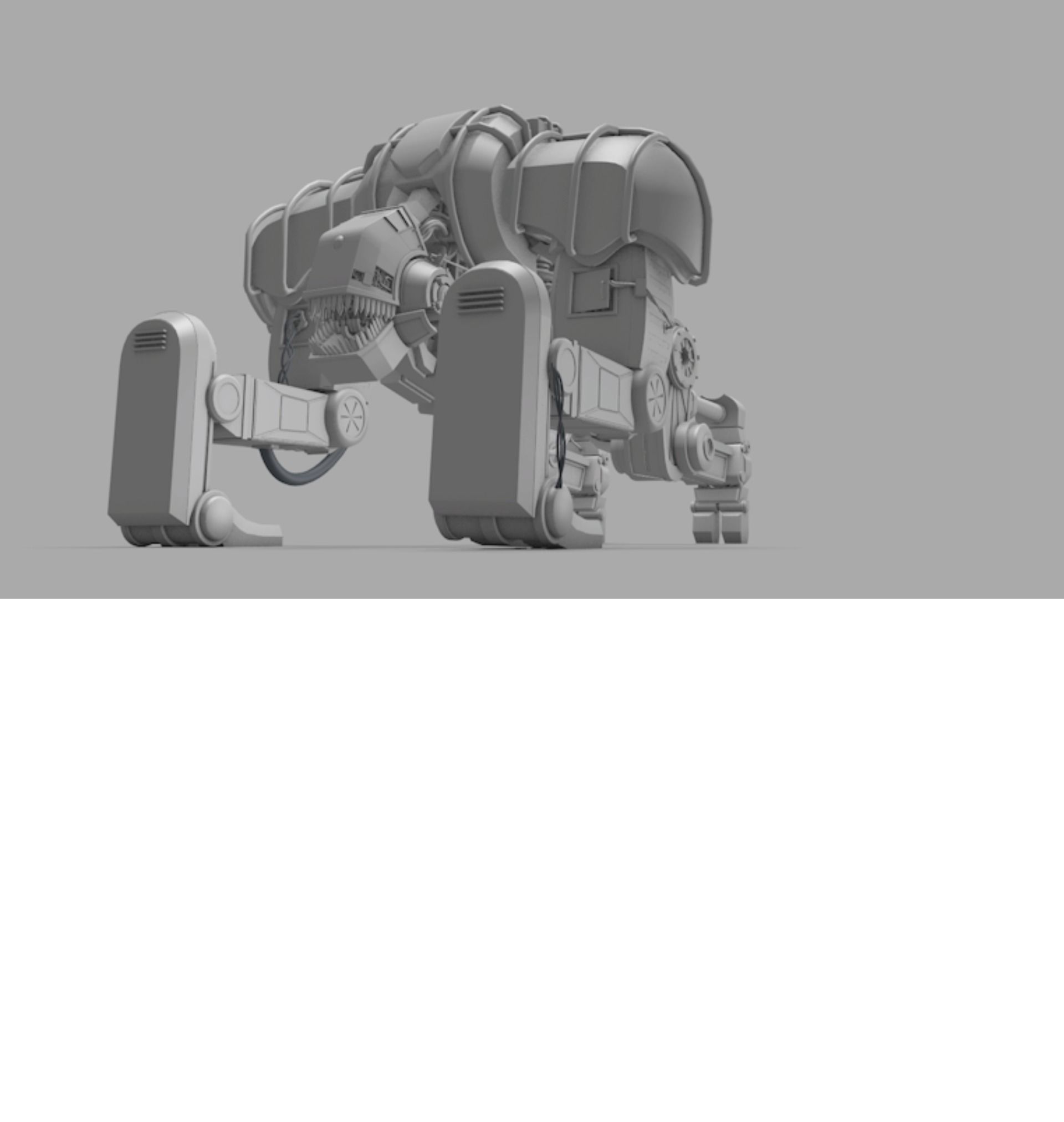 Gorrilla Robot 3D model_1