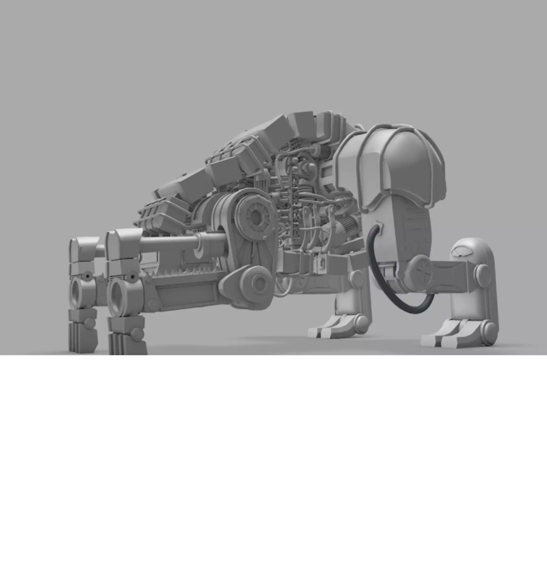 Gorrilla Robot 3D model_0