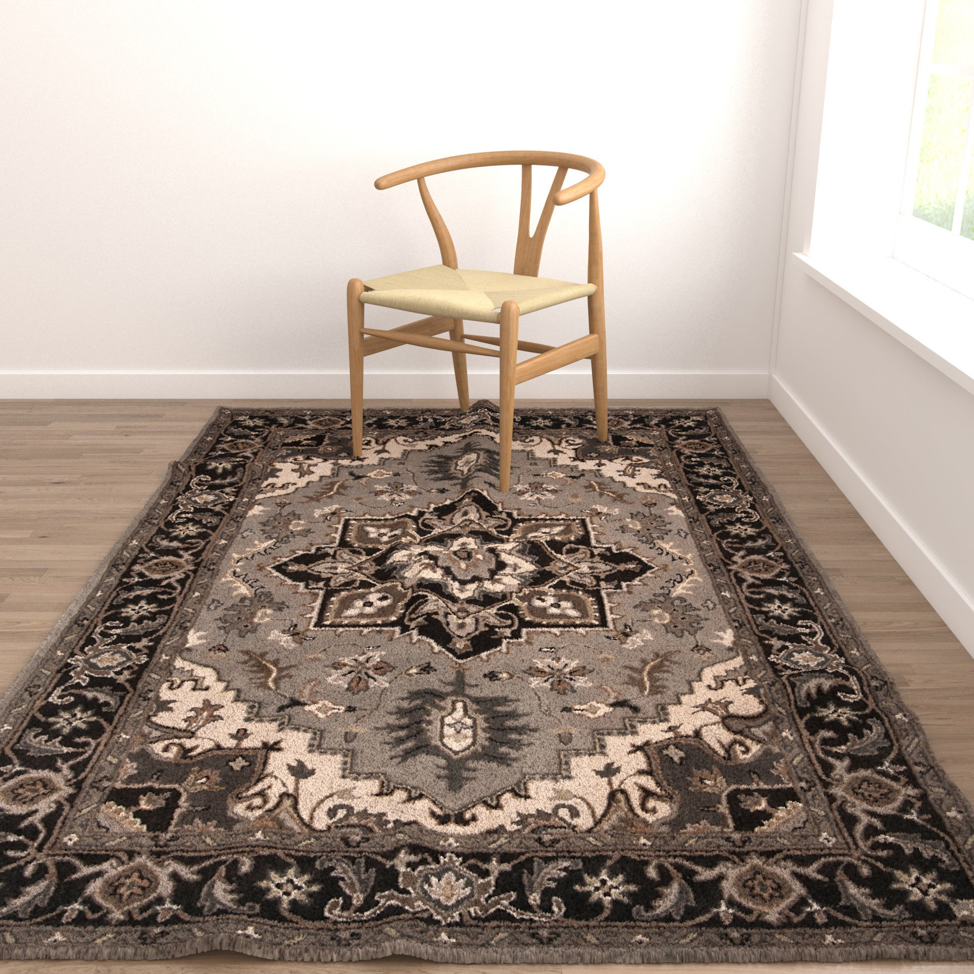 Rugs No 869 Low-poly 3D model_4