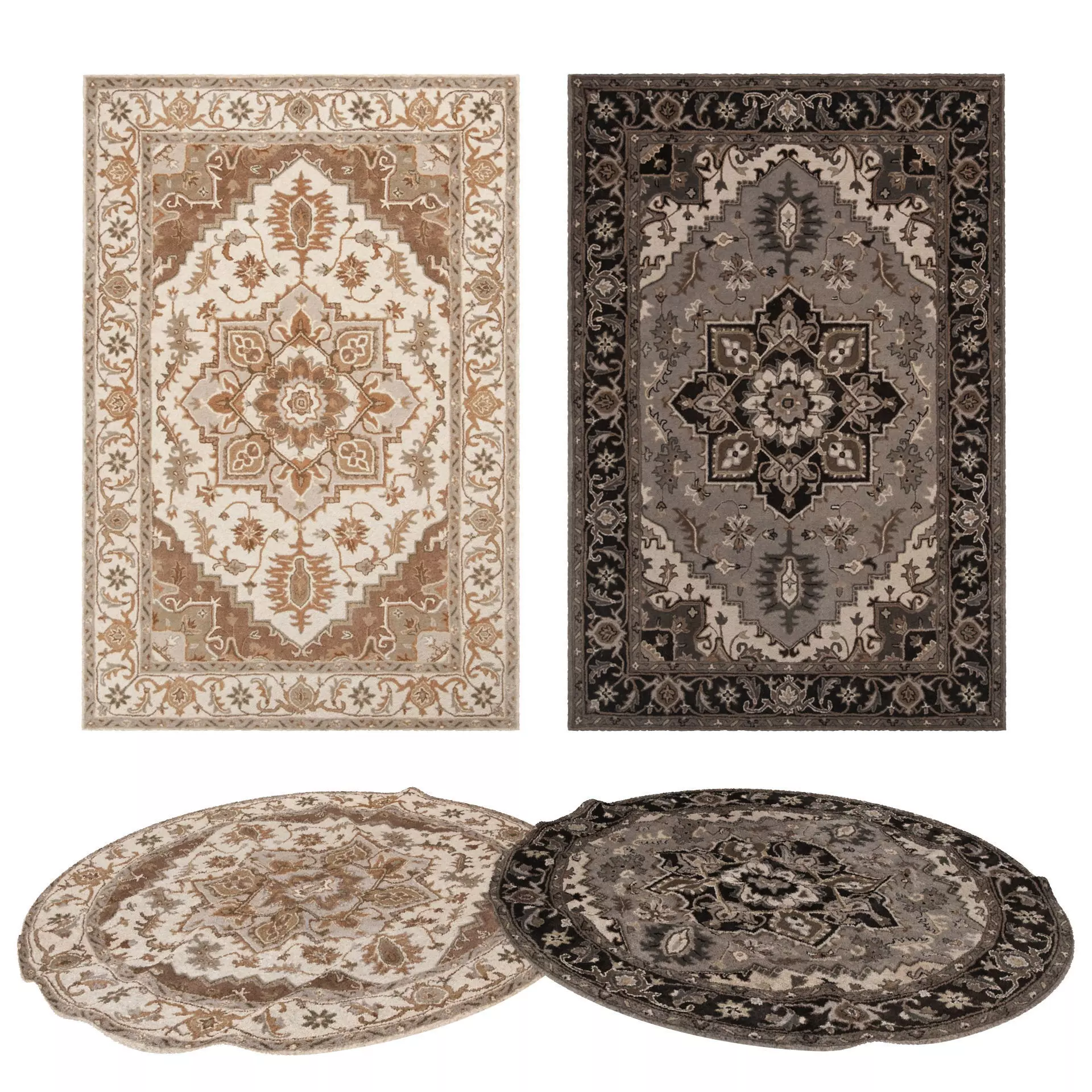 Rugs No 869 Low-poly 3D model_0