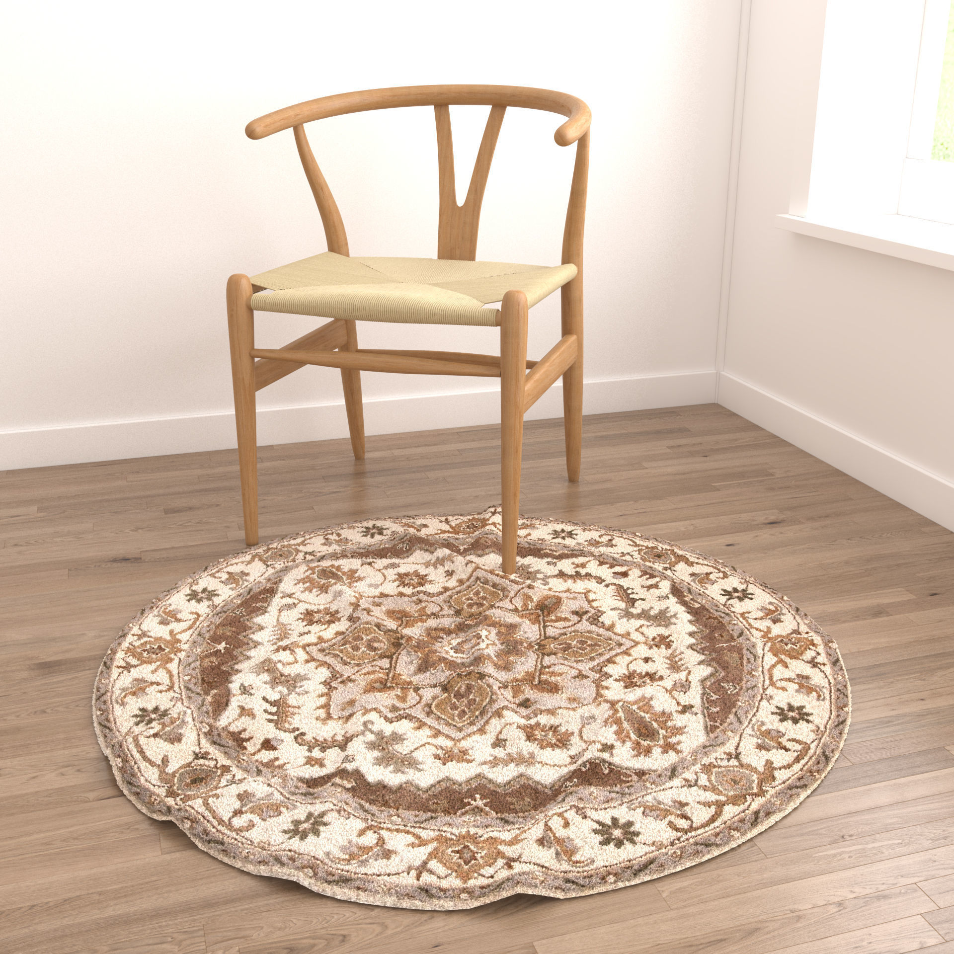Rugs No 869 Low-poly 3D model_3