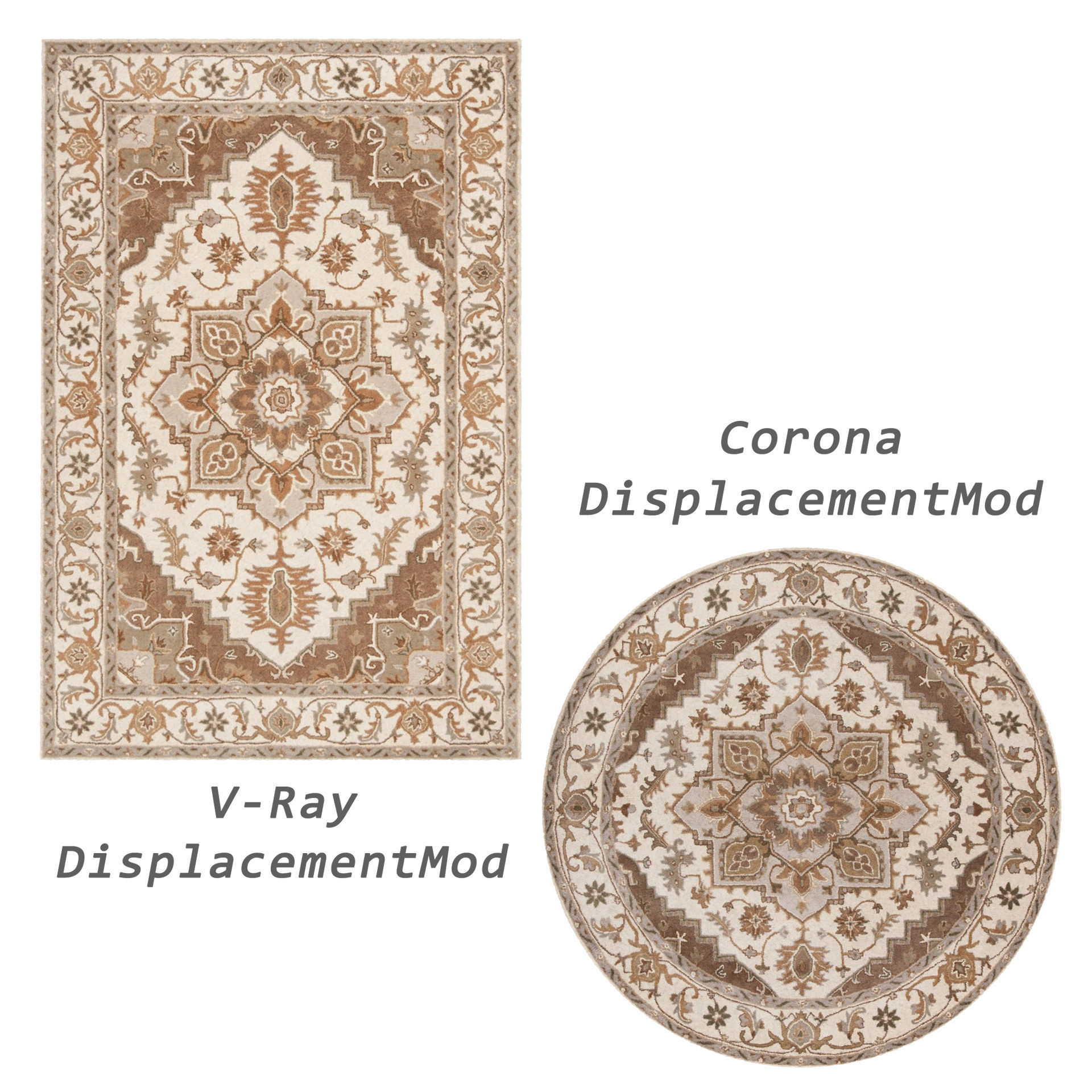 Rugs No 869 Low-poly 3D model_2