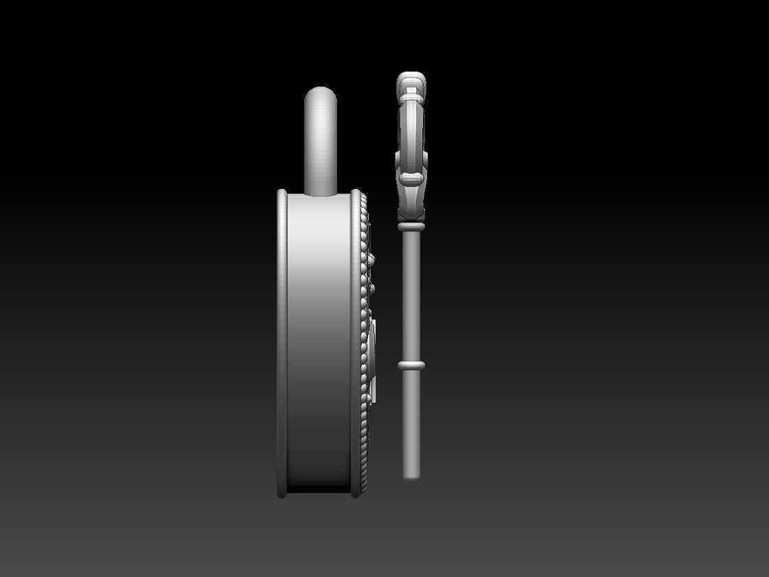 KEY LOCK 3D print model_6