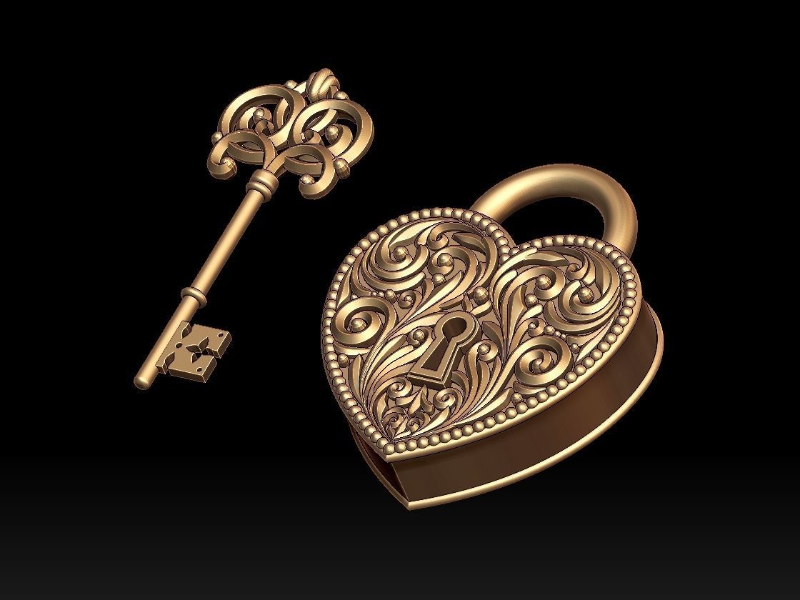 KEY LOCK 3D print model_12