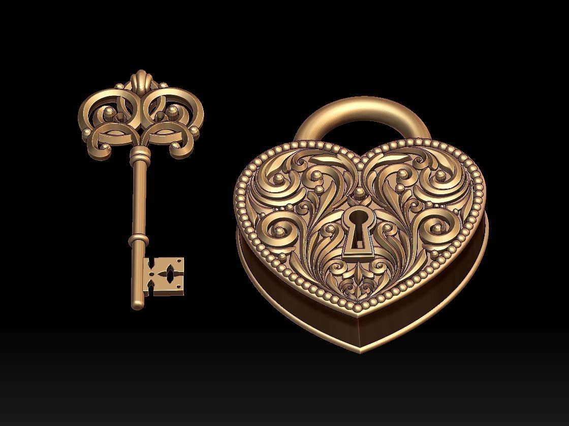 KEY LOCK 3D print model_8