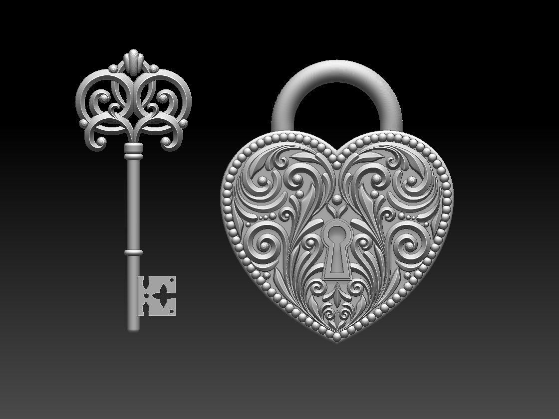 KEY LOCK 3D print model_7
