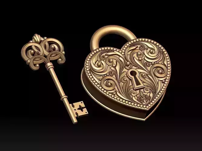 KEY LOCK 3D print model