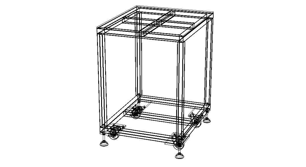 Mobile Steel Workbench WL67 3D model_3