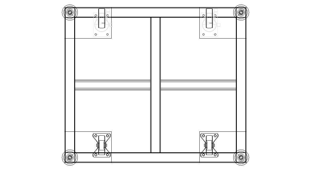 Mobile Steel Workbench WL67 3D model_18