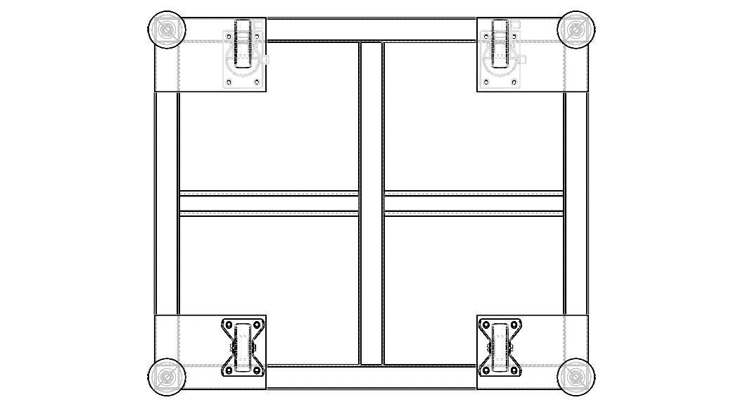 Mobile Steel Workbench WL67 3D model_17