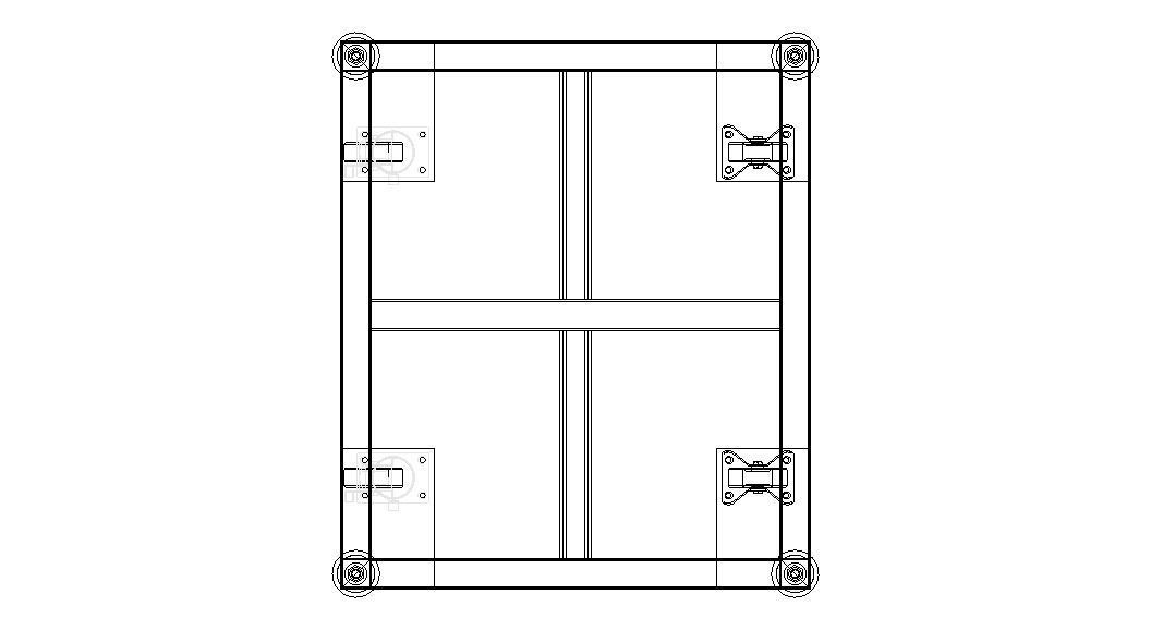 Mobile Steel Workbench WL67 3D model_9