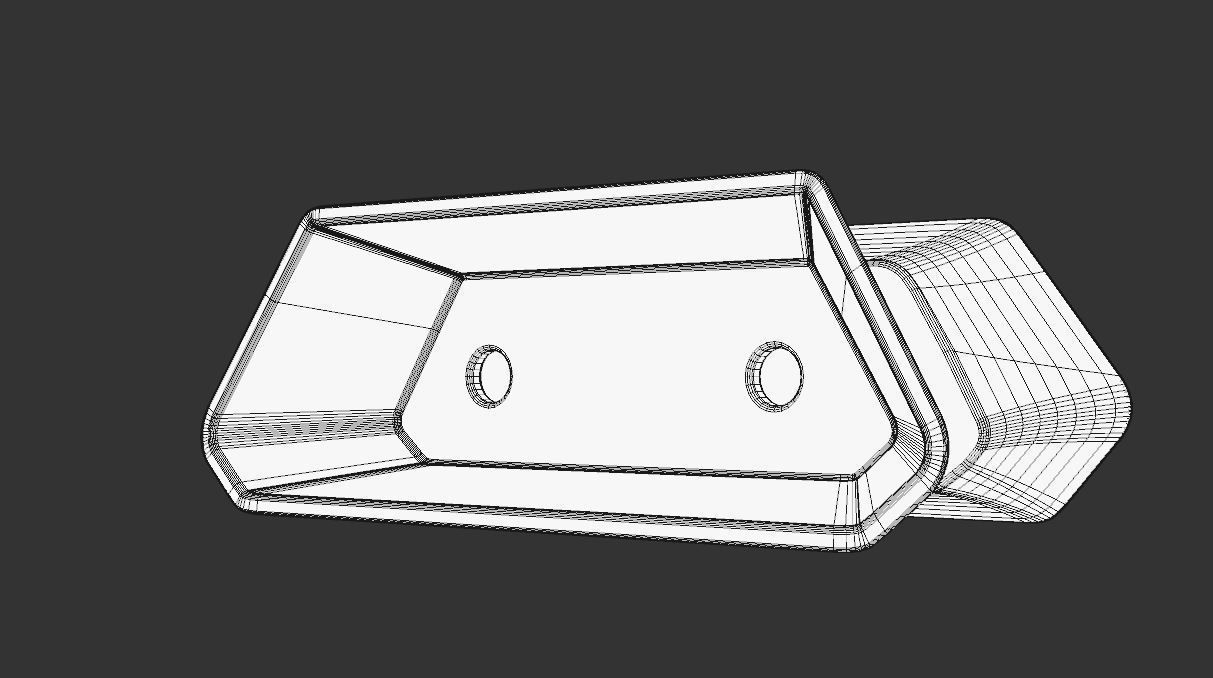 Tabletholder adapter for CUPRA  Sport Standard Seats  3D print model_6