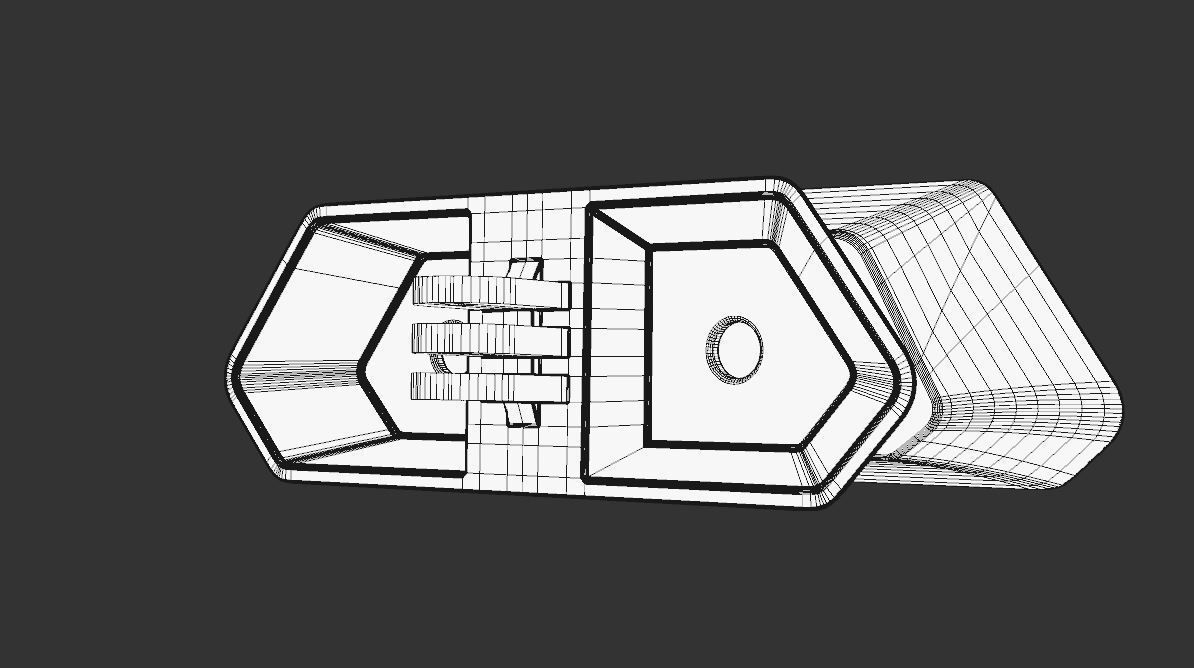 Tabletholder adapter for CUPRA  Sport Standard Seats  3D print model_2