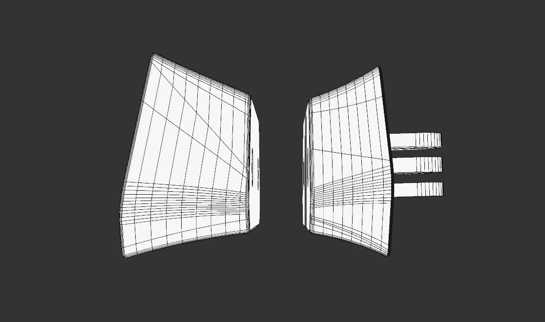 Tabletholder adapter for CUPRA  Sport Standard Seats  3D print model_4