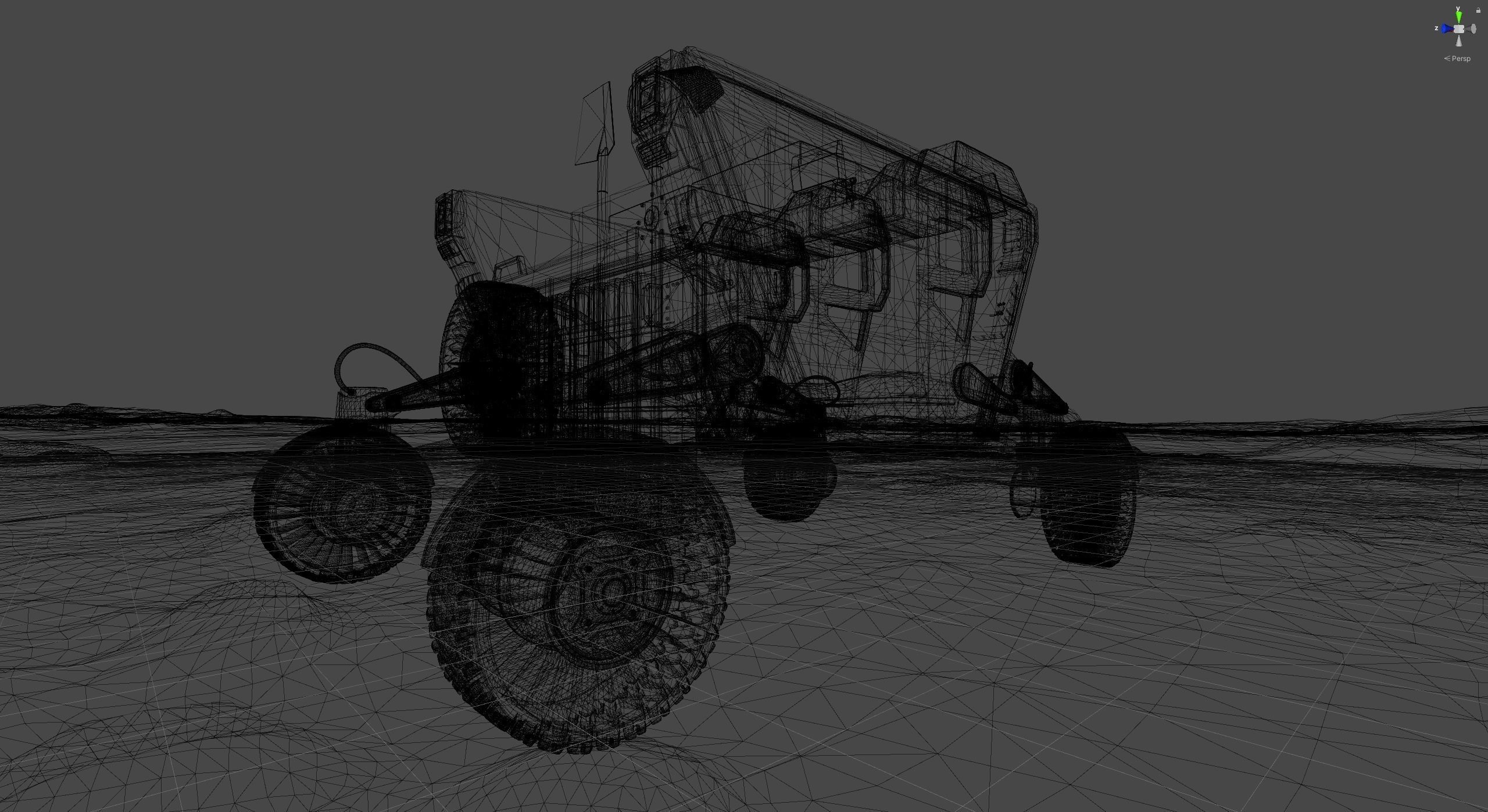 FLEX Moon Rover PBR Low-poly 3D model_14