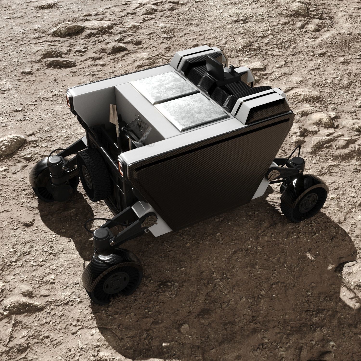 FLEX Moon Rover PBR Low-poly 3D model_12
