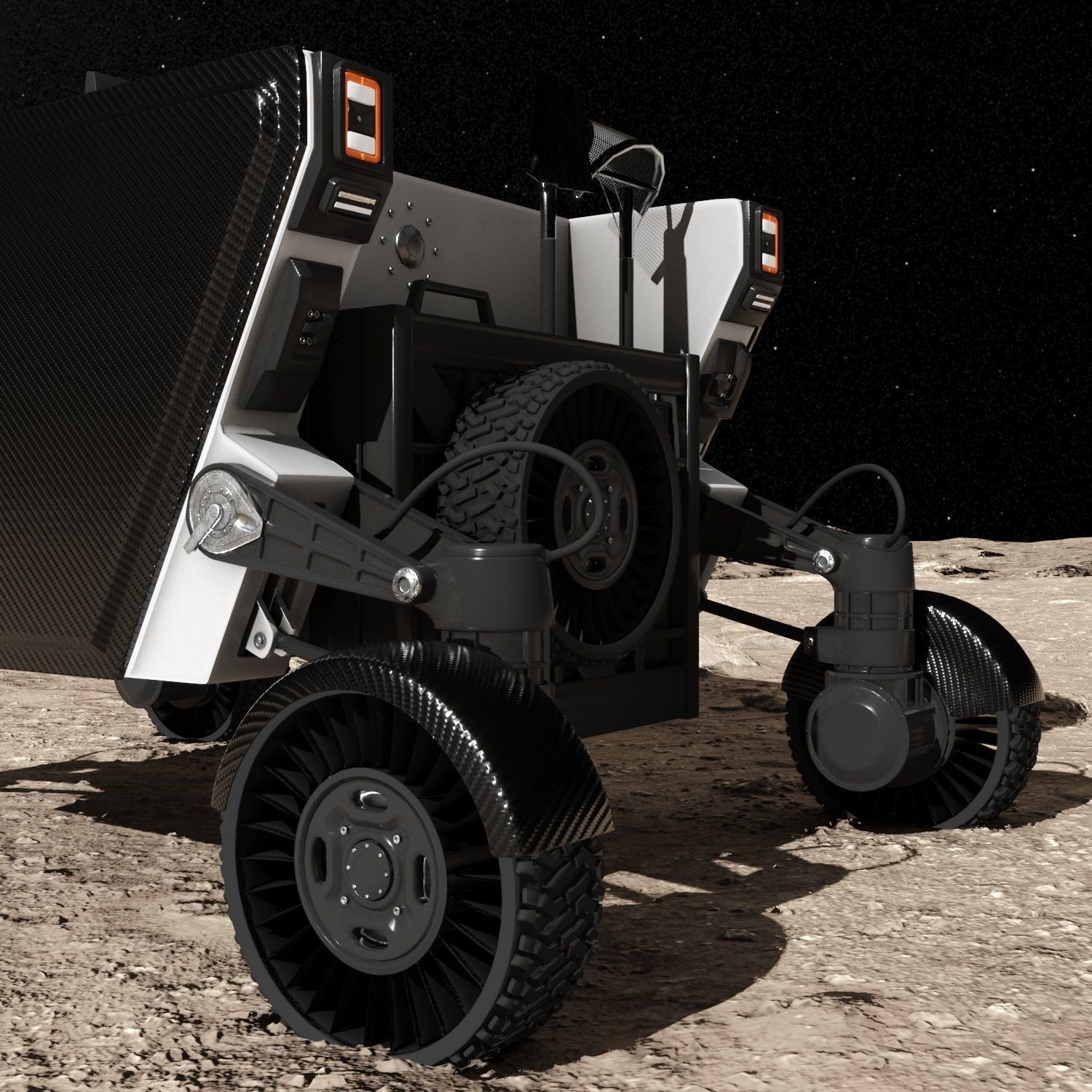 FLEX Moon Rover PBR Low-poly 3D model_13