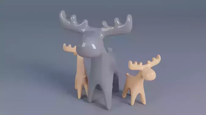 Deer statue