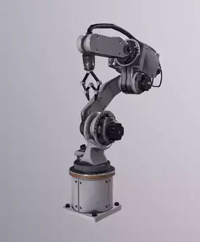 Robotic Arm Low-poly 3D model