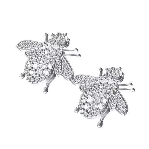 Bee Deco Style Stud Earring