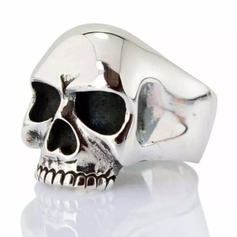 Skull Ring 3D print model_0