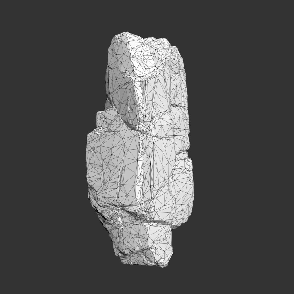 Low poly Desert Modular Rock 230426 Low-poly 3D model_15
