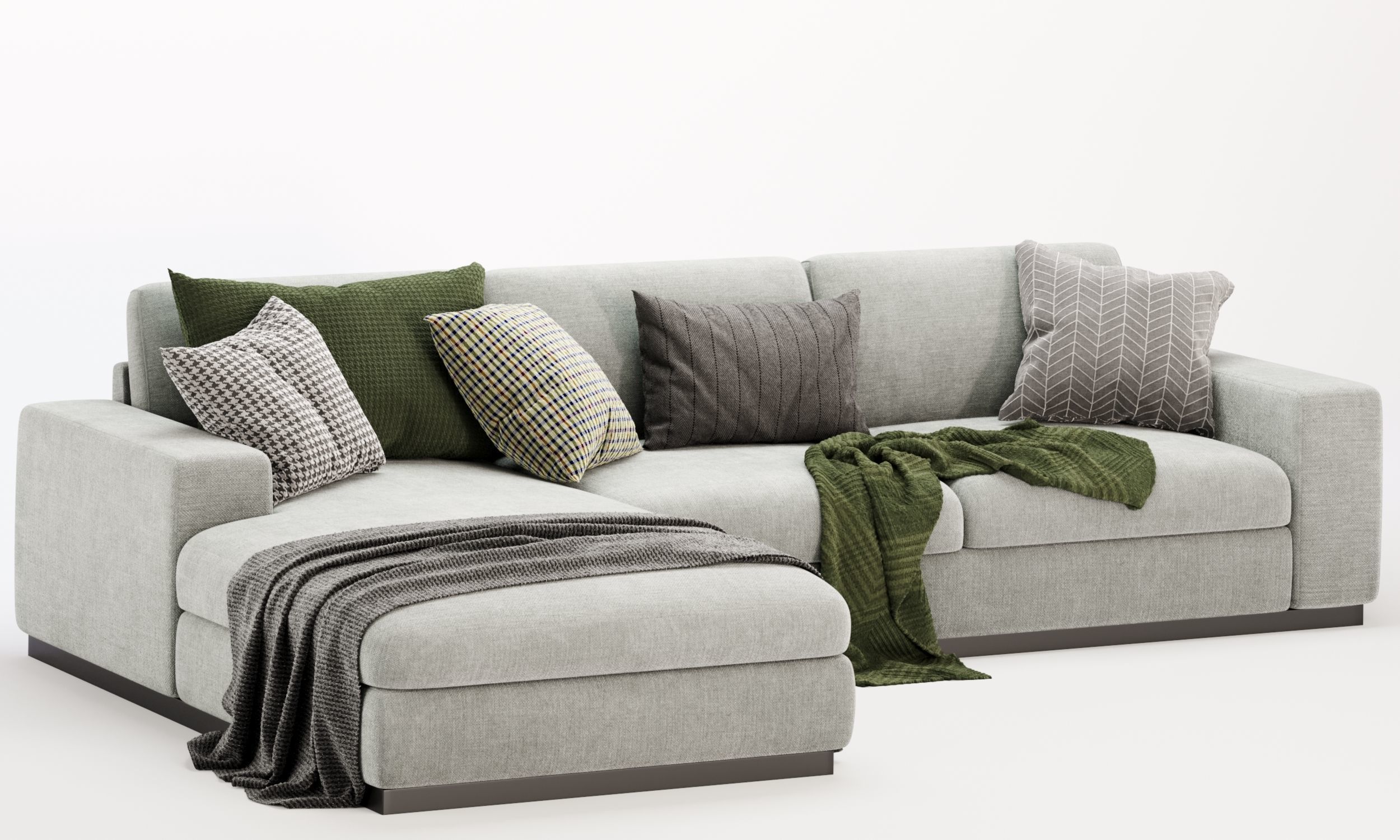 sepia corner sofa 3D model_3