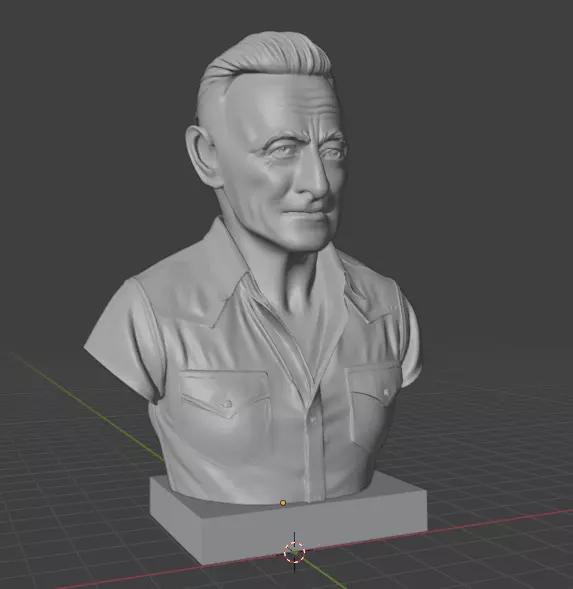 Bruce Springsteen 3D print model_8