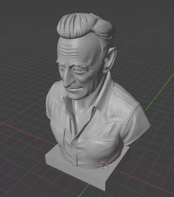 Bruce Springsteen 3D print model_10