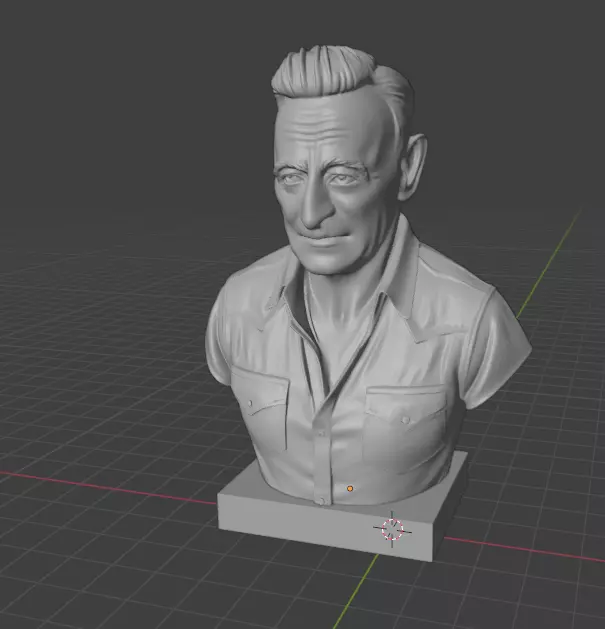 Bruce Springsteen 3D print model_4