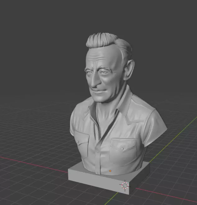 Bruce Springsteen 3D print model_9