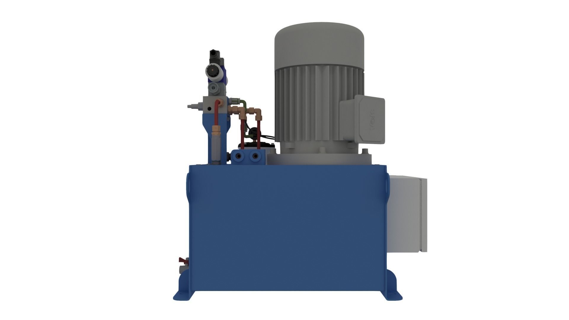 Hydraulic Power System Self-Contained 3D model_9